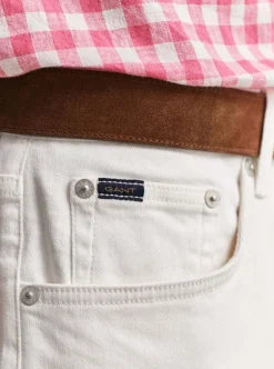New GANT REGULAR WHITE JEANS HERR