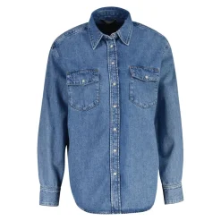 Allt Under Överdelar|Skjortor & Blusar | GANT RELaxed DENIM POCKET LS SHIRT dam