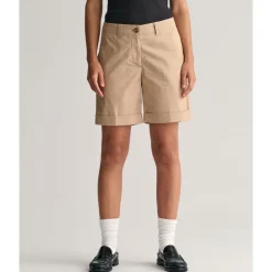 Discount GANT Relaxed Lightweight Chino Shorts Dam