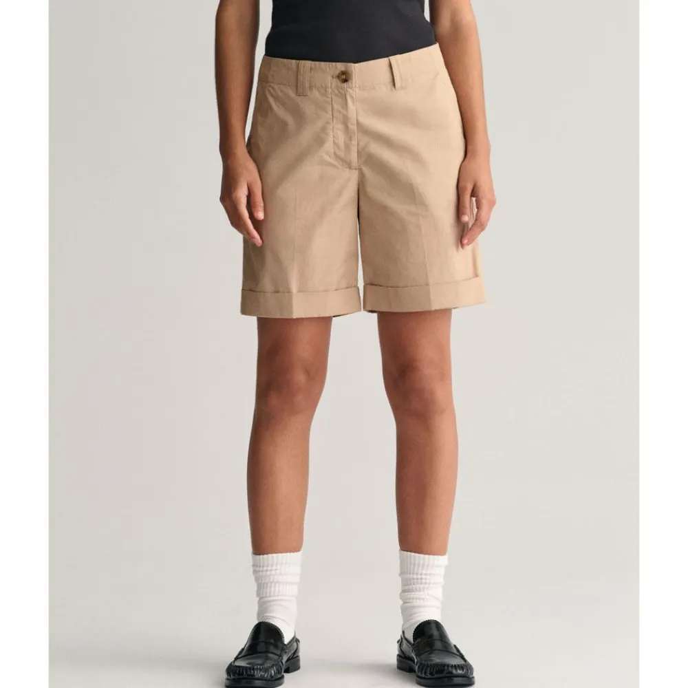 Discount GANT Relaxed Lightweight Chino Shorts Dam
