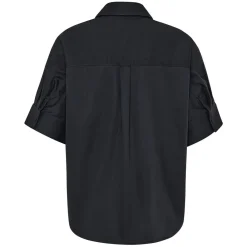 Knowledge Cotton Relaxed Linen-mix short sleeve shirt herr