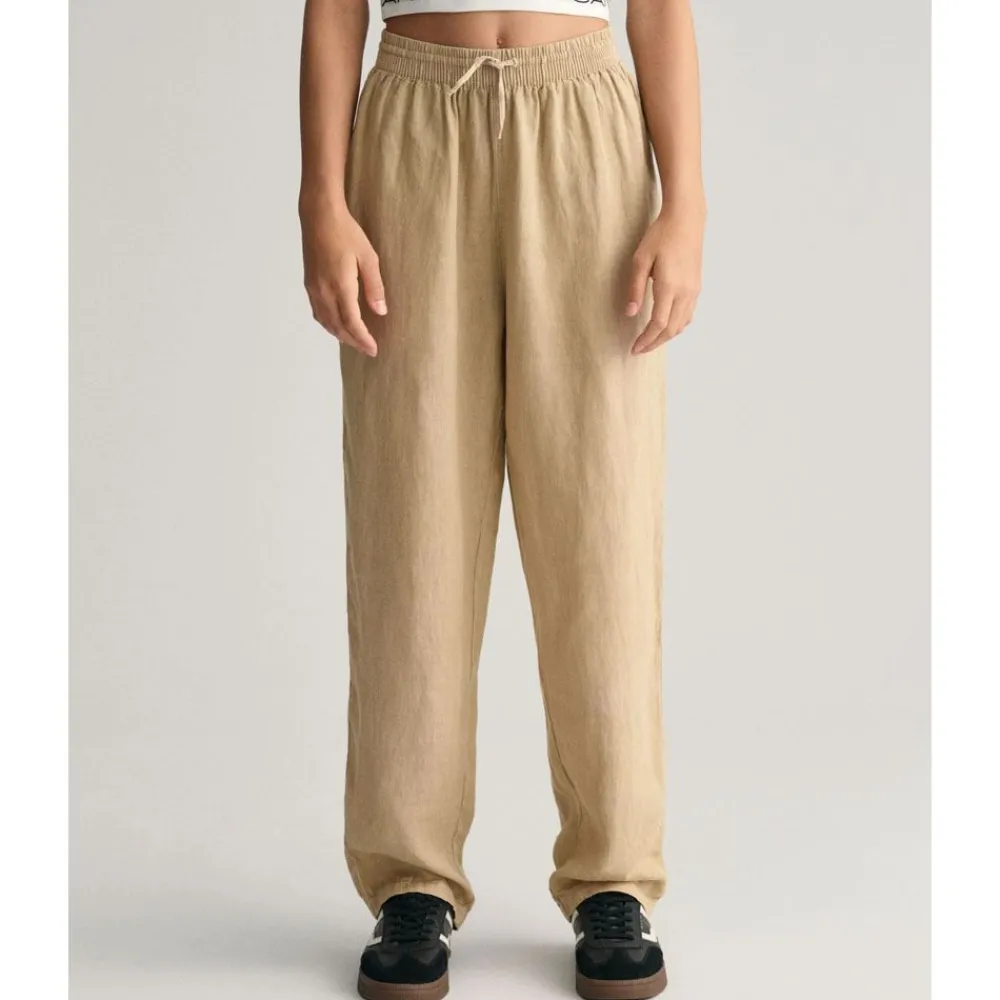 Allt Under Nederdelar|Byxor | GANT Relaxed Linen Pants Junior