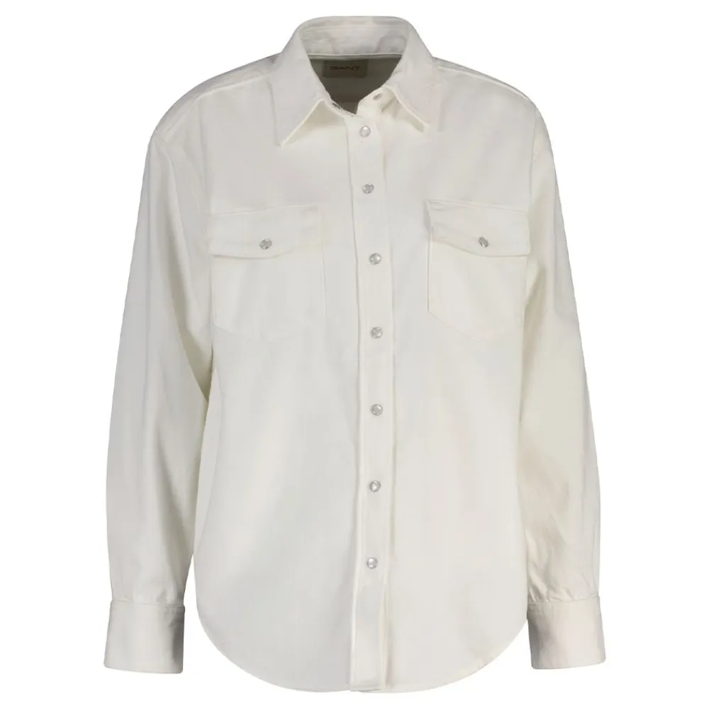 Allt Under Överdelar|Skjortor & Blusar | GANT RELAXED POCKET DENIM LS SHIRT