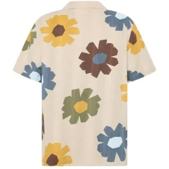 Skjortor|Allt Under Överdelar | Knowledge Cotton Reaxed print hort eeve hirt herr