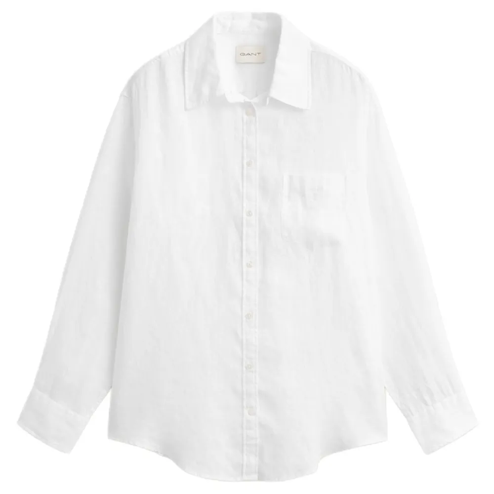 Hot GANT REL LINEN LS SHIRT DAM