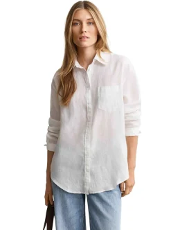 Hot GANT REL LINEN LS SHIRT DAM