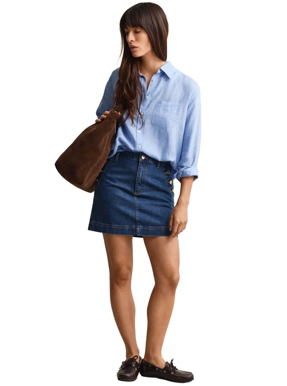 Allt Under Överdelar|Skjortor & Blusar | GANT REL LINEN LS SHIRT DAM