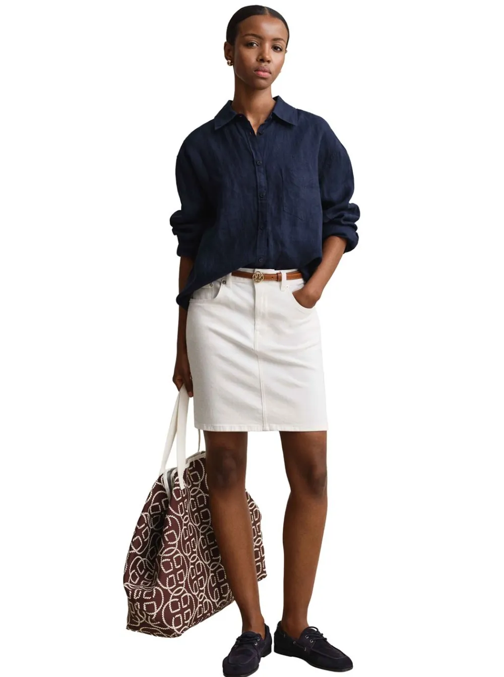 GANT REL LINEN LS SHIRT DAM