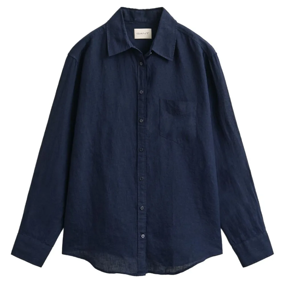 GANT REL LINEN LS SHIRT DAM