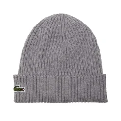 Accessoarer | Lacoste Ribbed Wool Beanie