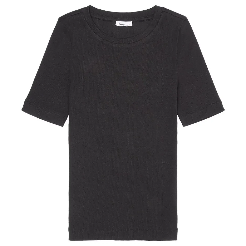 Knowledge Cotton Rib t-shirt Dam
