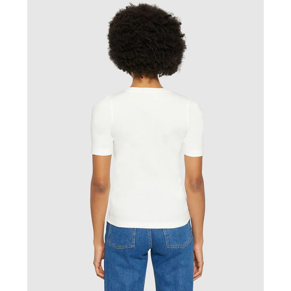 Allt Under Överdelar|T-Shirts & Linnen | Knowledge Cotton Rib t-hirt Da