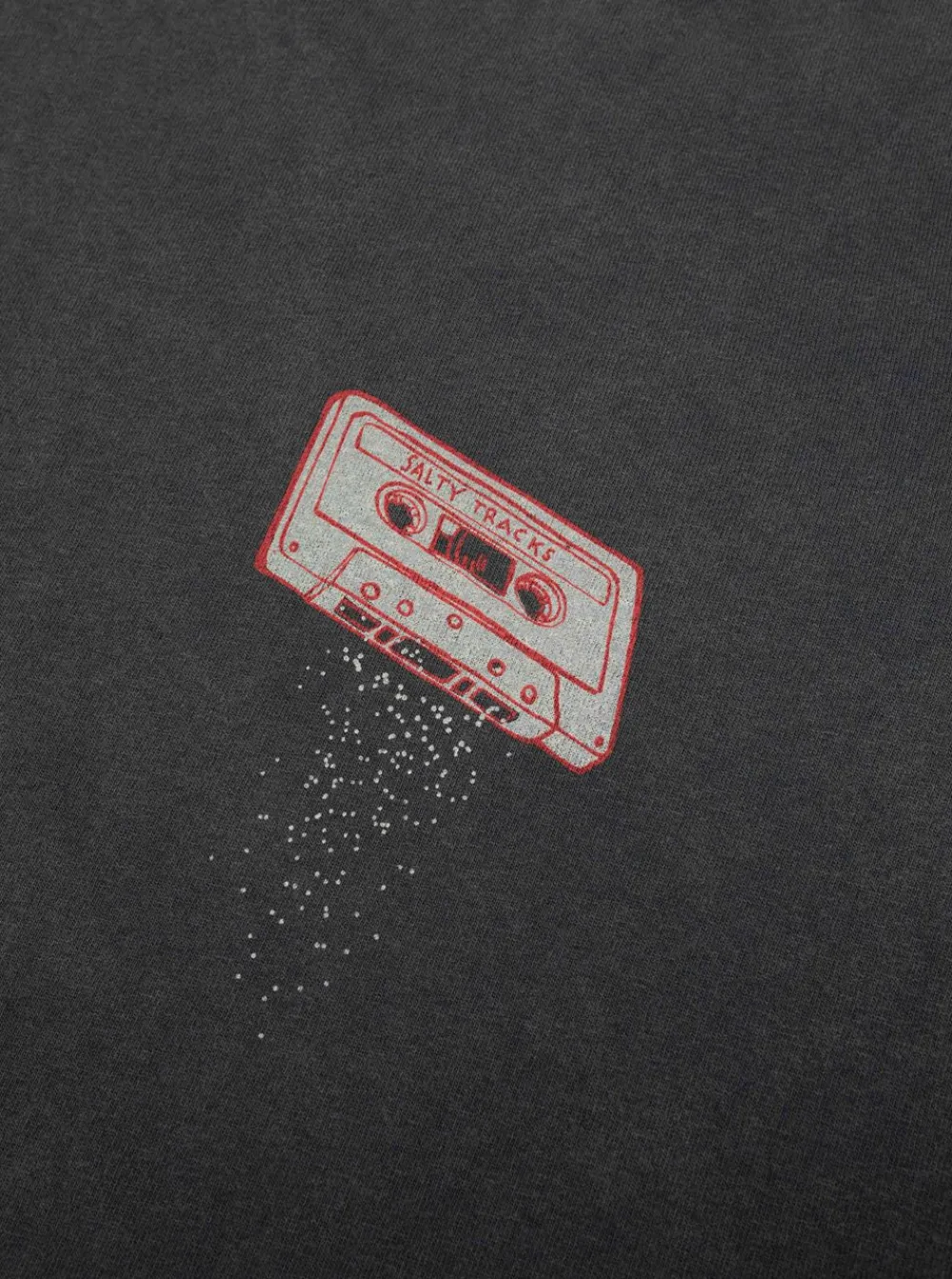 Discount Nudie Jeans Roy Salty Tracks T-Shirt Antracite Herr
