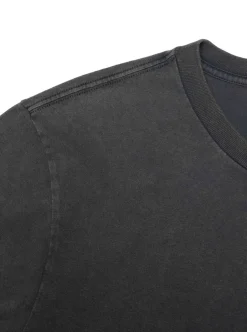 Discount Nudie Jeans Roy Salty Tracks T-Shirt Antracite Herr