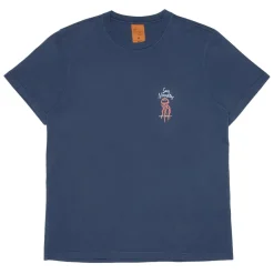 Allt Under Överdelar | Nudie Jeans Roy ea Noode T-hirt Dark Bue