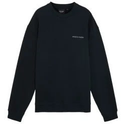 Outlet Lyle & Scott Script Brushback Crew Neck Sweatshirt herr