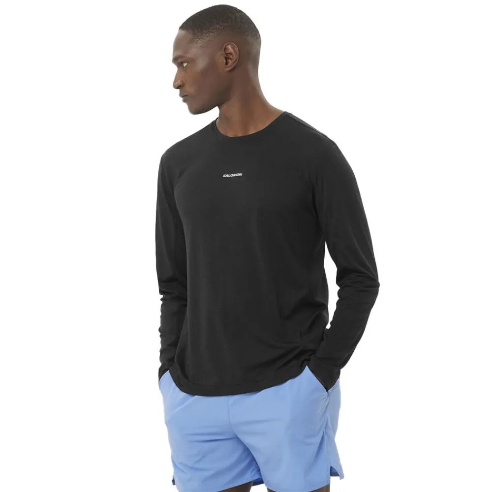 New Salomon Shakeout Core Long Sleeve Tee Herr