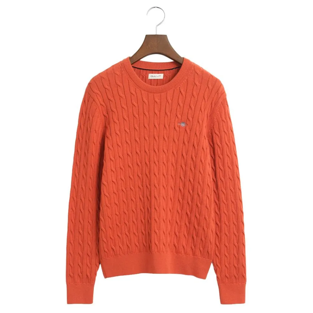 Sale GANT Shield Cotton Cable C-Neck Junior