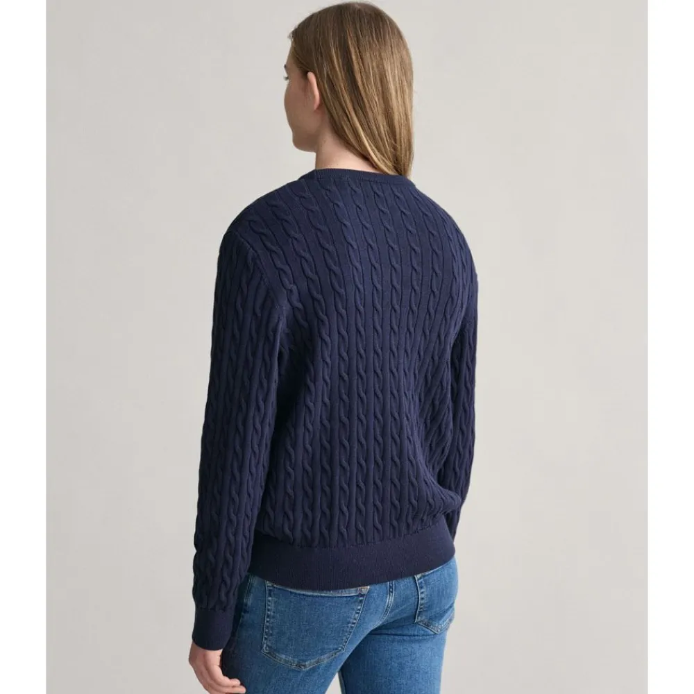 Allt Under Överdelar|Tröjor | GANT Shield Cotton Cable C-Neck Junior