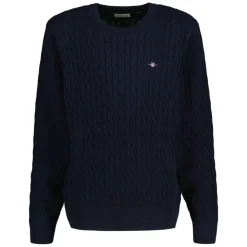 Allt Under Överdelar|Tröjor | GANT Shield Cotton Cable C-Neck Junior