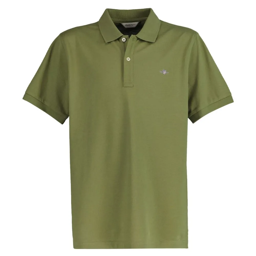 Clearance GANT Shield Short Sleeve Pique Junior