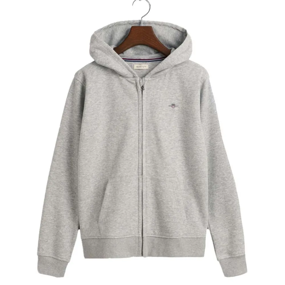 Sale GANT Shield Zip Hoodie Junior