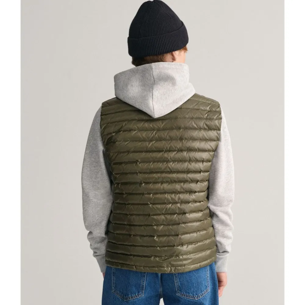 Clearance GANT Shiny Light Padded Down Vest Junior