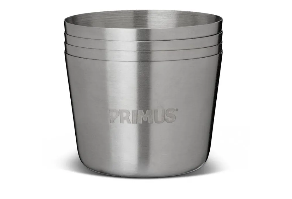 Friluftskök & Tillbehör|Allt Inom Outdoor | Primus Shot Glass Stainless Steel 4pcs