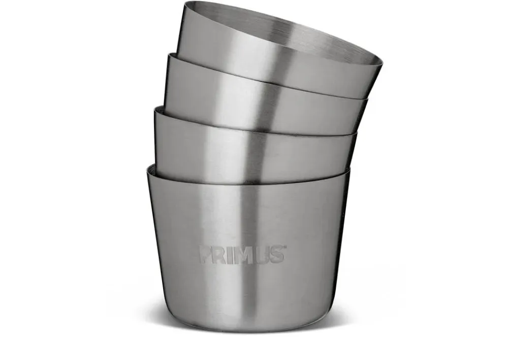 Friluftskök & Tillbehör|Allt Inom Outdoor | Primus Shot Glass Stainless Steel 4pcs
