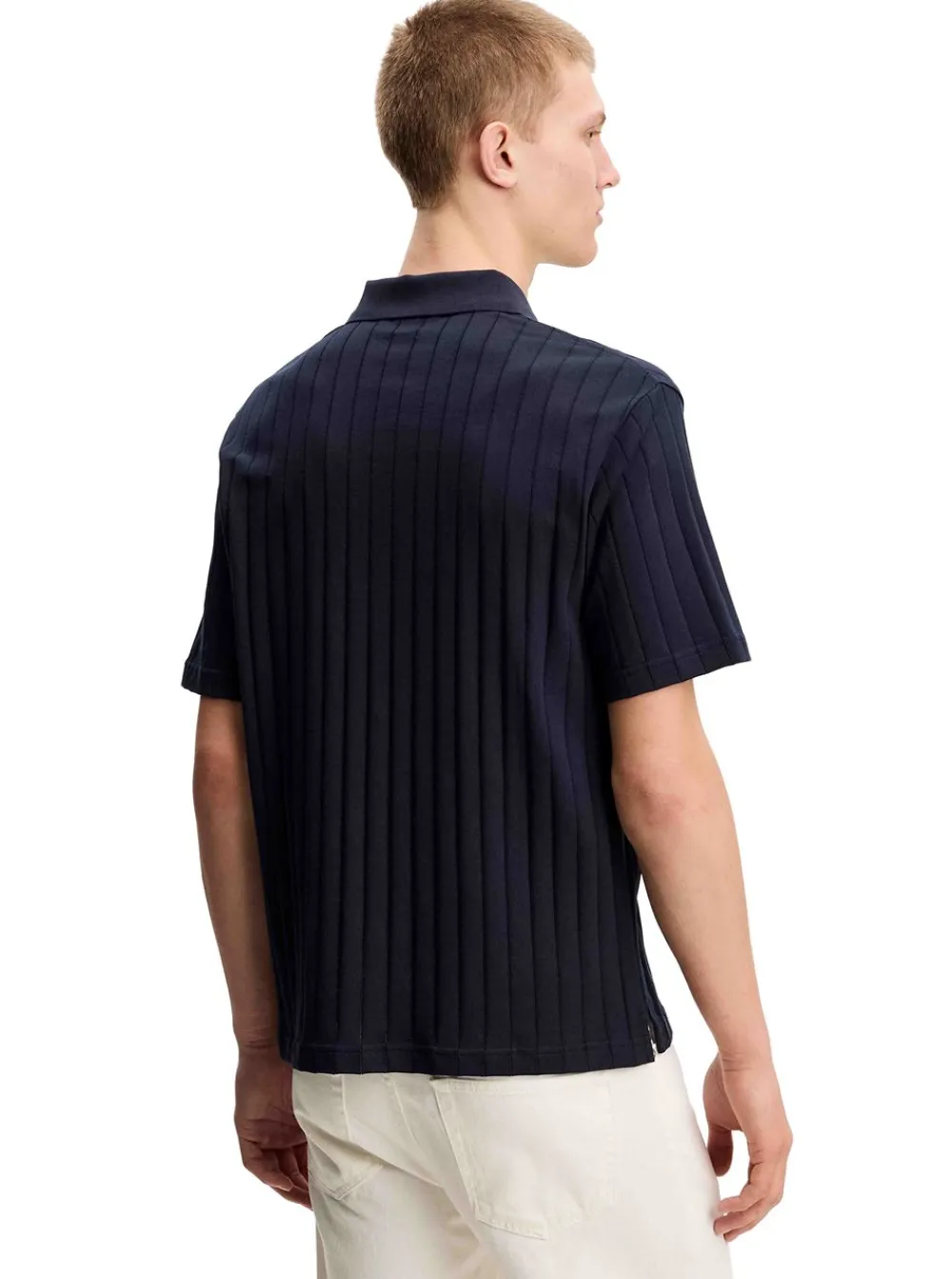 J.Lindeberg Simon Stripe Polo Herr