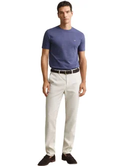 Sale GANT SLIM COTTON / LINEN CHINOS HERR