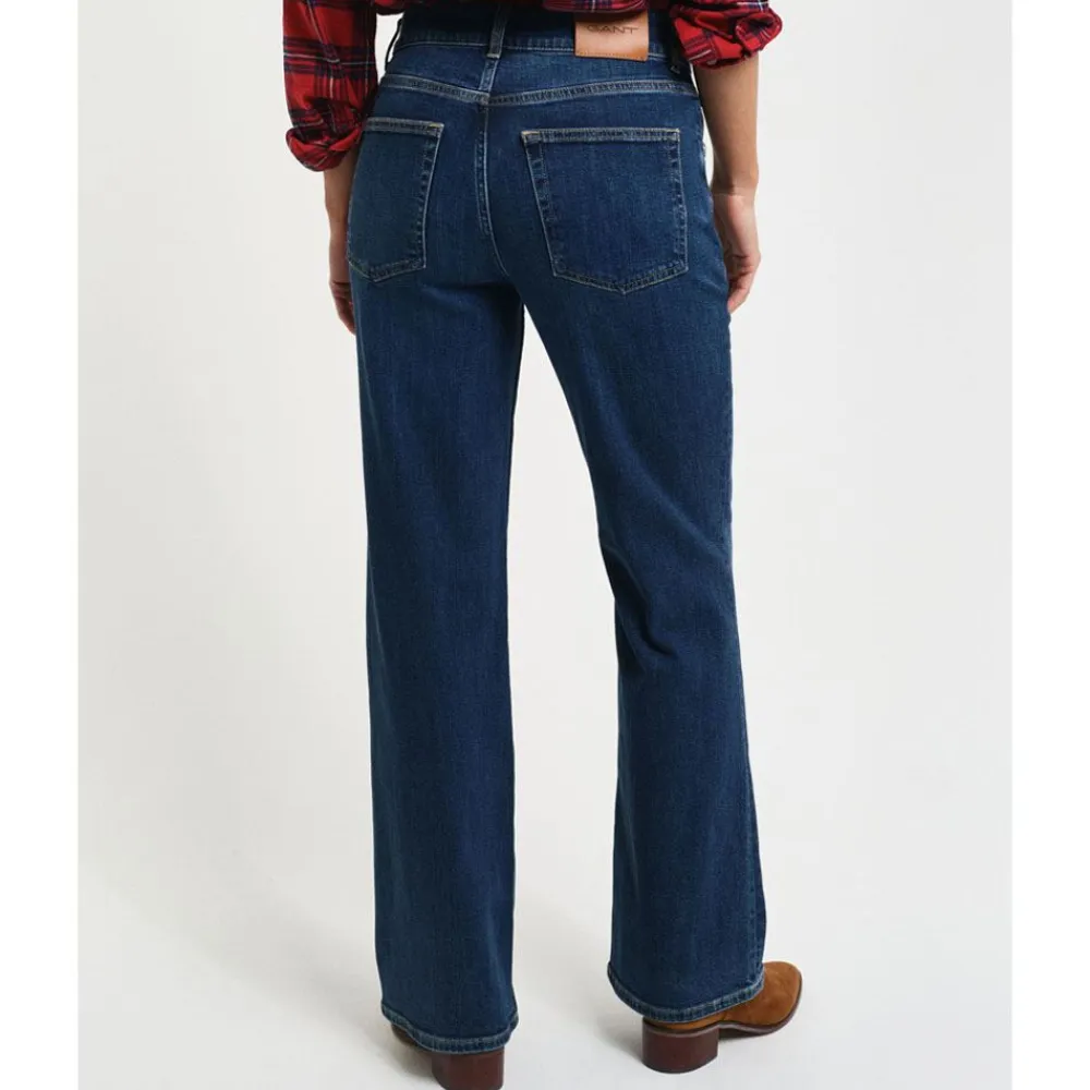 New GANT Slim Flare Jeans Dam