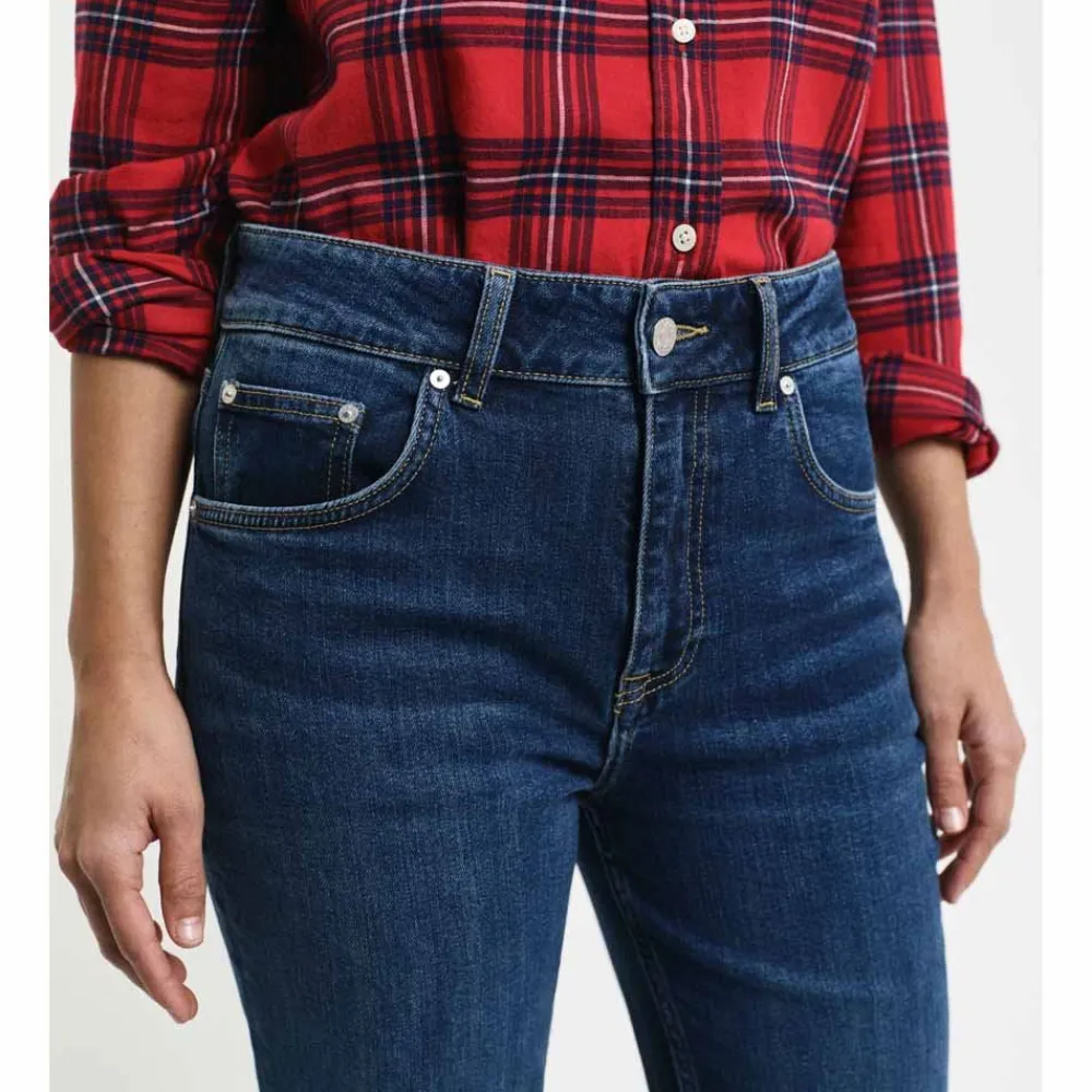 New GANT Slim Flare Jeans Dam