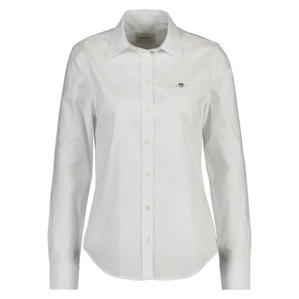 Allt Under Överdelar|Skjortor & Blusar | GANT Slim stretch Oxford Shirt Dam