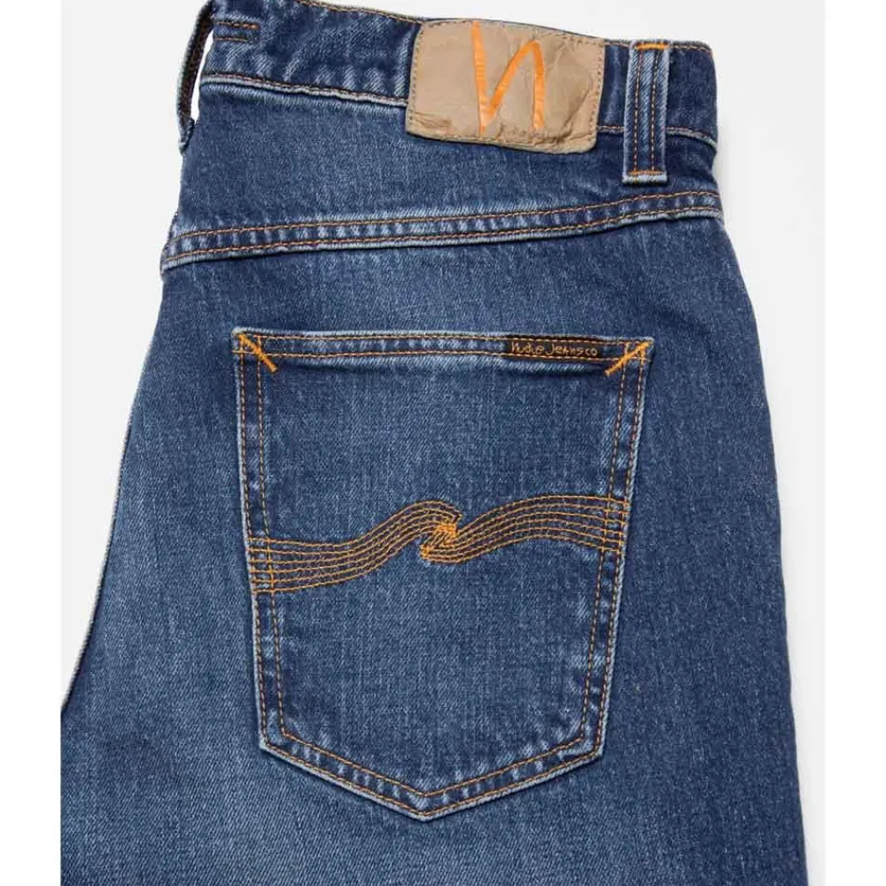 Best Nudie Jeans Solid Ollie Wild Blue