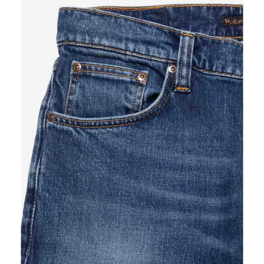 Best Nudie Jeans Solid Ollie Wild Blue
