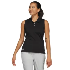 Sale adidas Solid Ottoman Polo Shirt Dam