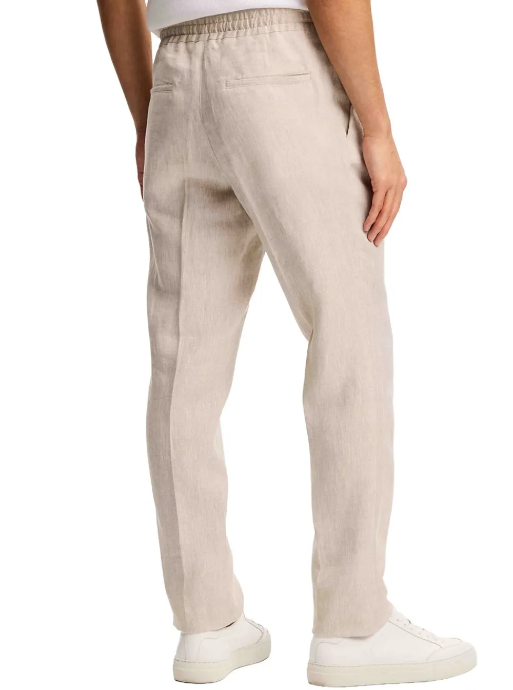 Sale J.Lindeberg Soren Drape Linen Pants Herr