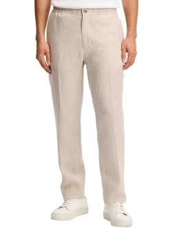 Sale J.Lindeberg Soren Drape Linen Pants Herr