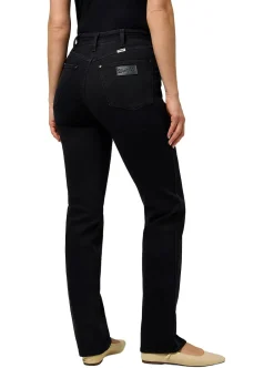 Allt Under Nederdelar|Jeans | Wrangler STRAIGHT Nebula black dam