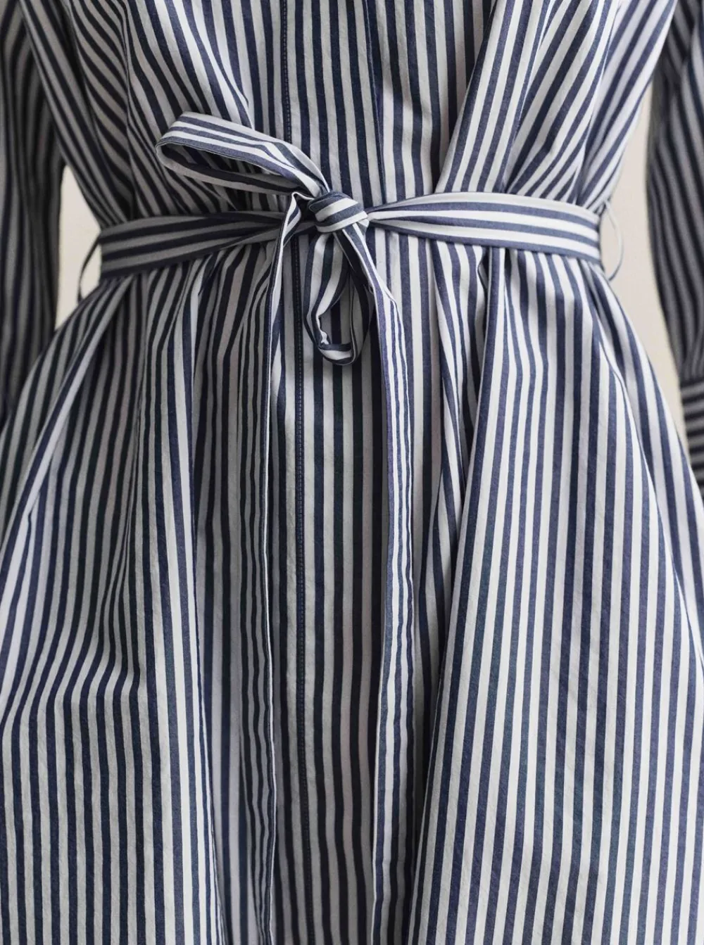Allt Under Överdelar | GANT STRIPE POPLIN BELTED SHIRT DRESS DAM