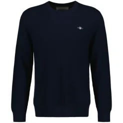 GANT Structured Cotton C-Neck Herr