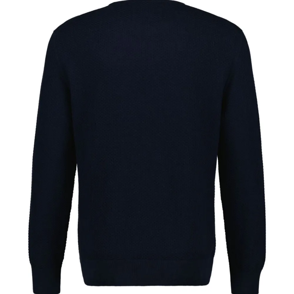 GANT Structured Cotton C-Neck Herr