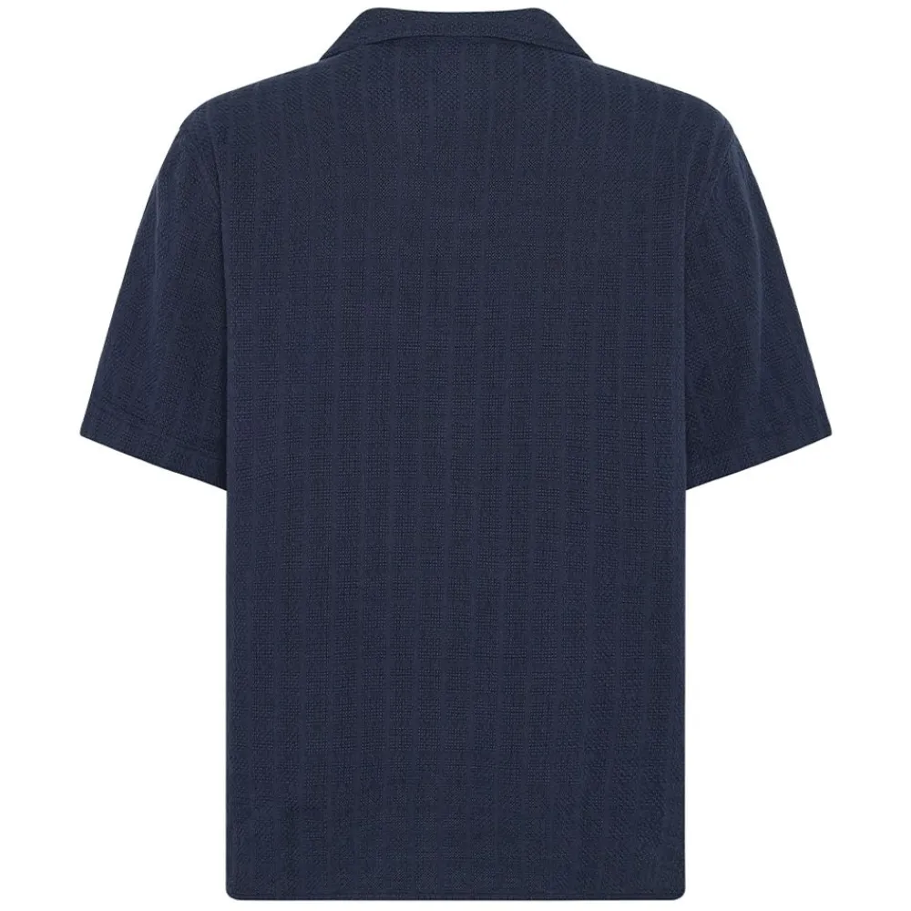 Skjortor|Allt Under Överdelar | Knowledge Cotton tructure hort leeve hirt herr