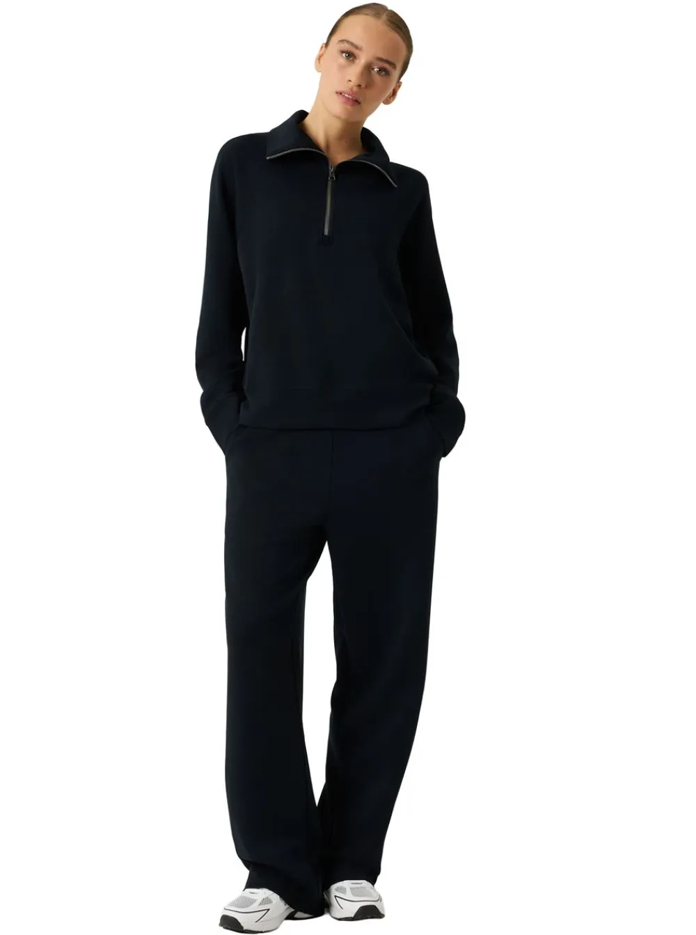 Discount Björn Borg STUDIO SOFT HALFZIP SWEATSHIRT DAM