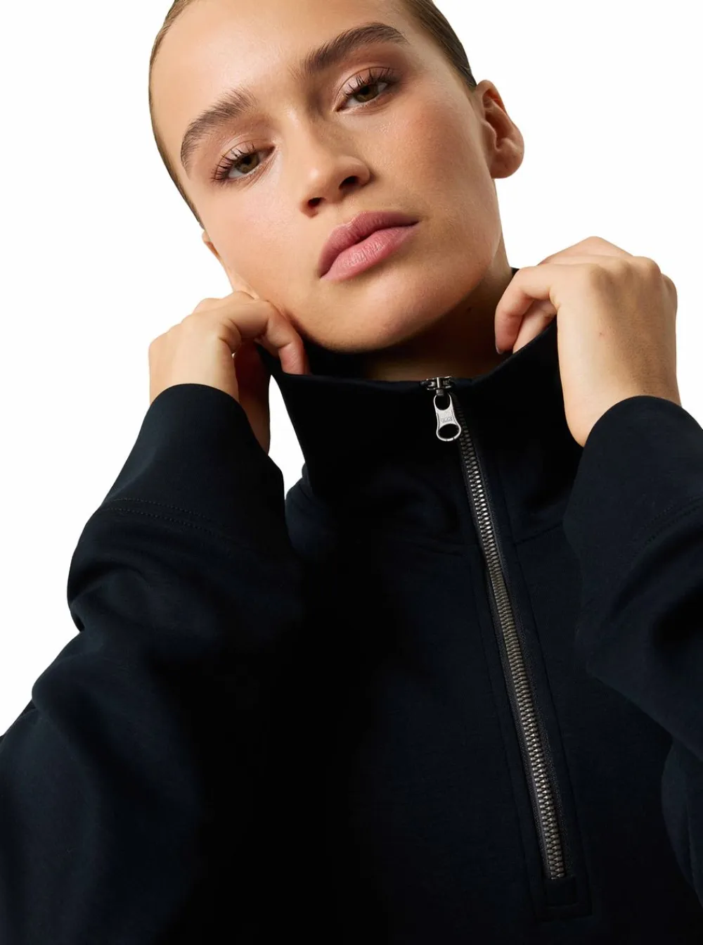 Discount Björn Borg STUDIO SOFT HALFZIP SWEATSHIRT DAM