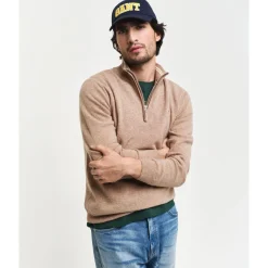 Hot GANT Superfine Lambswool Half Zip Herr
