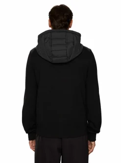 Vårjackor|Allt Under Jackor | J.Lindeberg Thorn Hood Knit Hybrid Jacket Herr