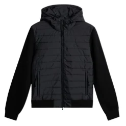 Vårjackor|Allt Under Jackor | J.Lindeberg Thorn Hood Knit Hybrid Jacket Herr