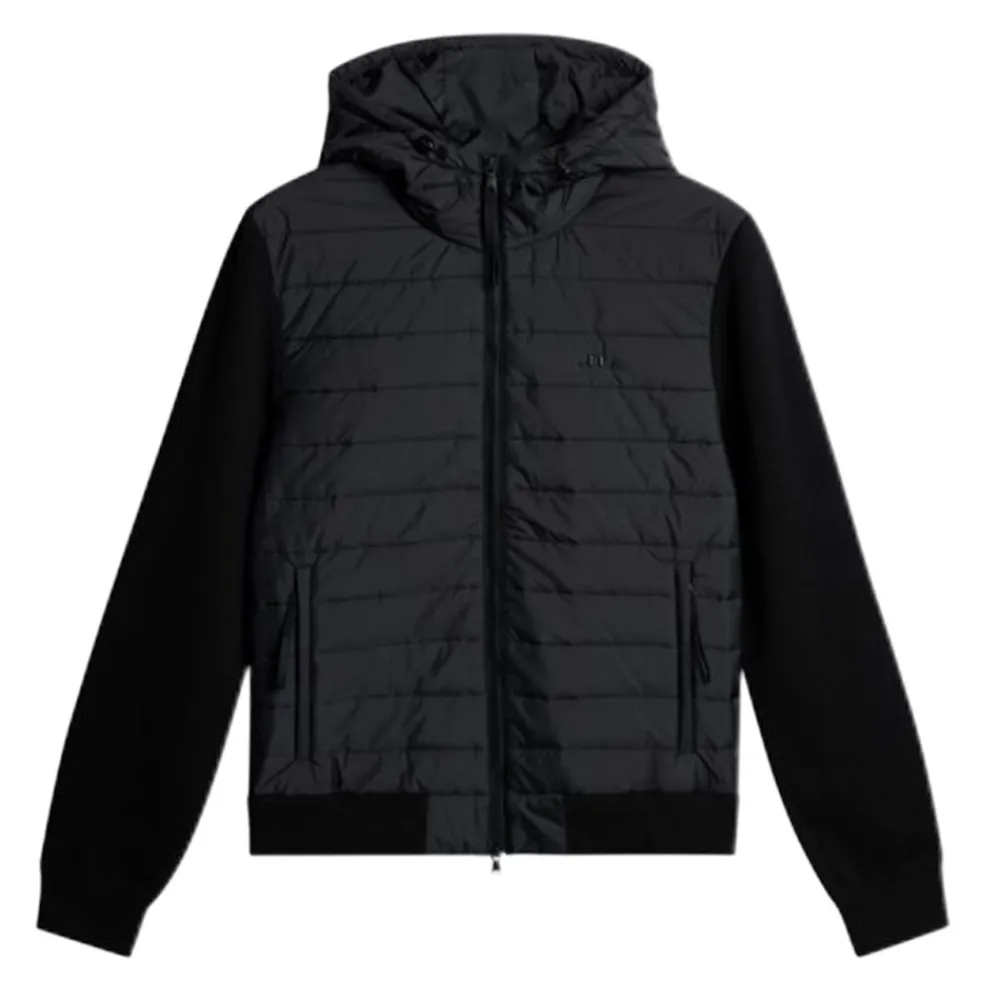 Vårjackor|Allt Under Jackor | J.Lindeberg Thorn Hood Knit Hybrid Jacket Herr